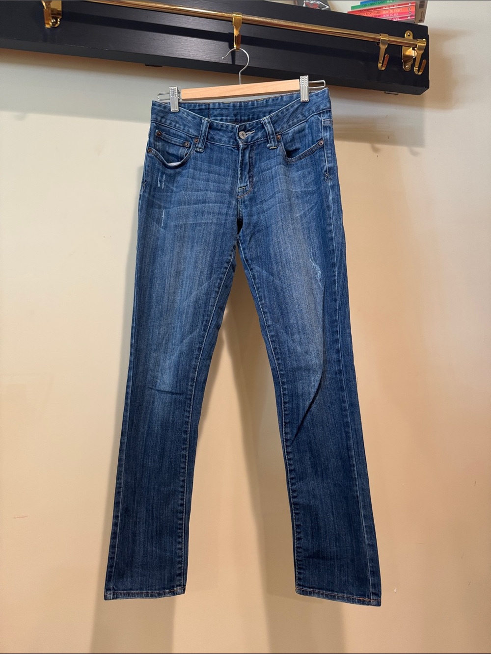 Lucky Brand Women's Medium Blue Straight-Leg Jeans